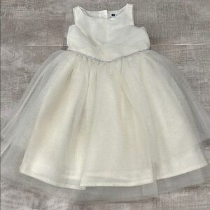 Janie and Jack Elegant Ivory Kids Dress